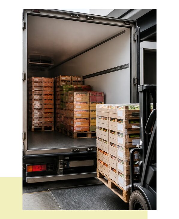 Перевозка сельхозпродукции на паллетах с доставкой в Иркутск